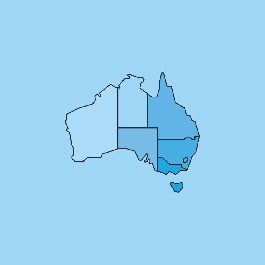 Map of Australia