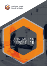 Annual report cover 2014-15 Annual report cover 2014-15