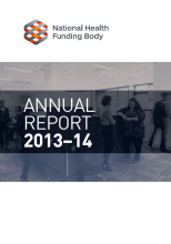 Annual report cover 2013-14 Annual report cover 2013-14