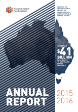 Annual report cover 2015-16 Annual report cover 2015-16