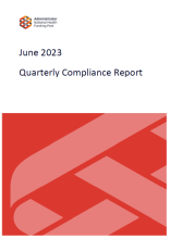June 2023 Quarterly Compliance Report