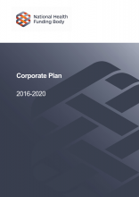 Corporate Plan cover 2016-20
