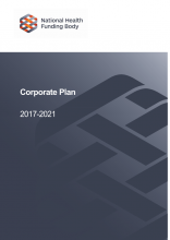 Corporate Plan cover 2017-21