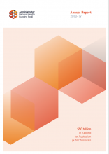 The Administrator of the National Health Funding Pool Annual Report 2018-19 Cover